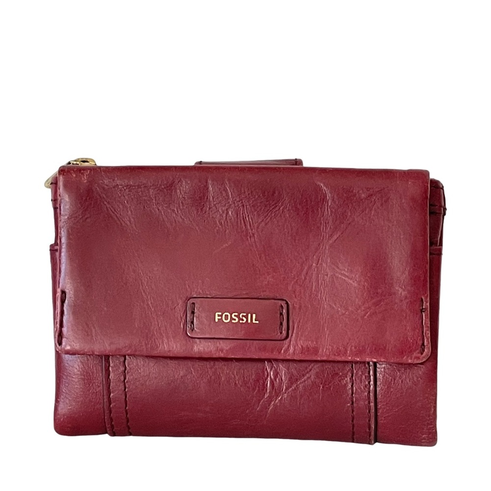 Fossil Buffalo Hide Leather Bi-fold Wallet